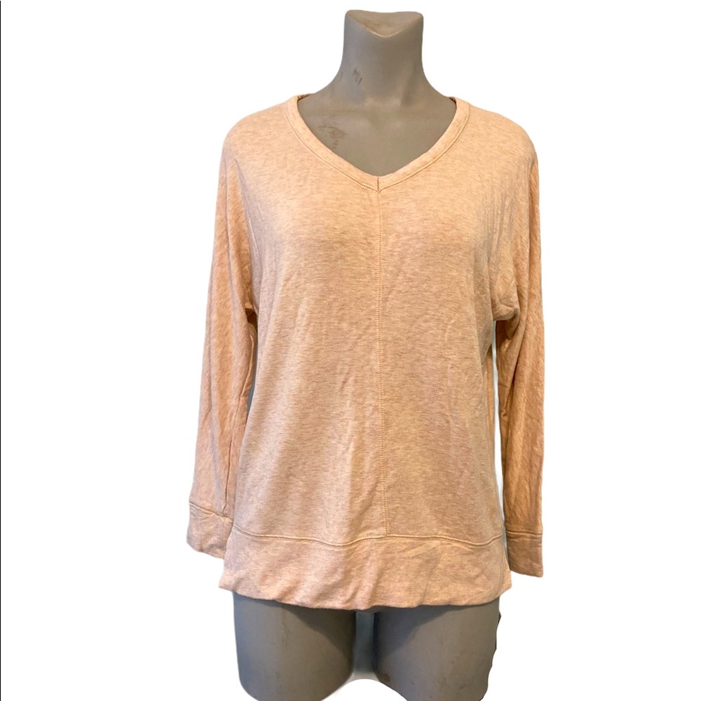 Lou & Grey Women’s V-Neck Oatmeal Sweatshirt